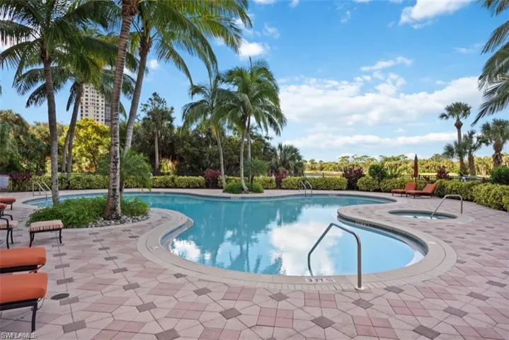 Golf course & Lake views from the pool deck.