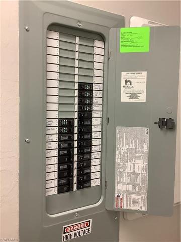 Electric panel in laundry room