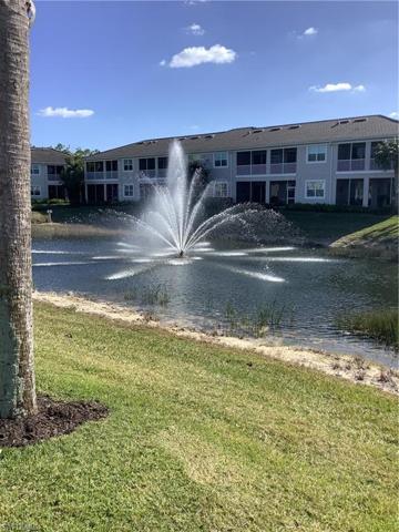 View of the fountain in the lake