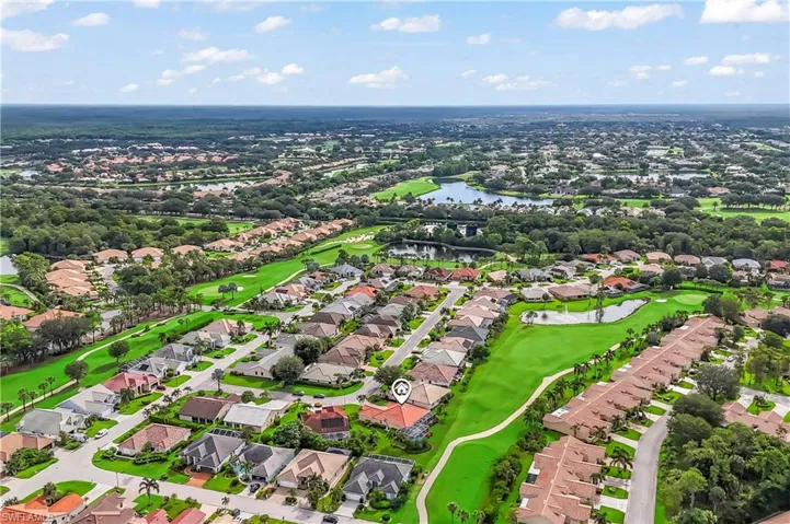 Aerial of 16th Hole & House