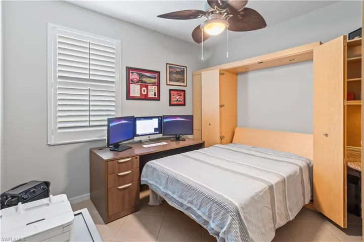 Guest Bedroom #2 View 2 with Murphy Bed Open