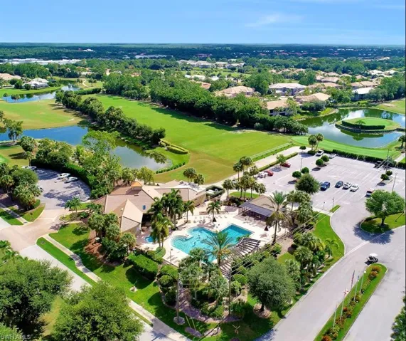 Aerial Hunters Ridge Community Pool & Spa