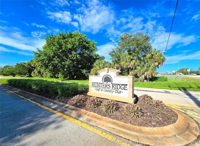 Hunter's Ridge Community Sign