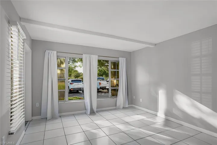 Plenty of light in living area