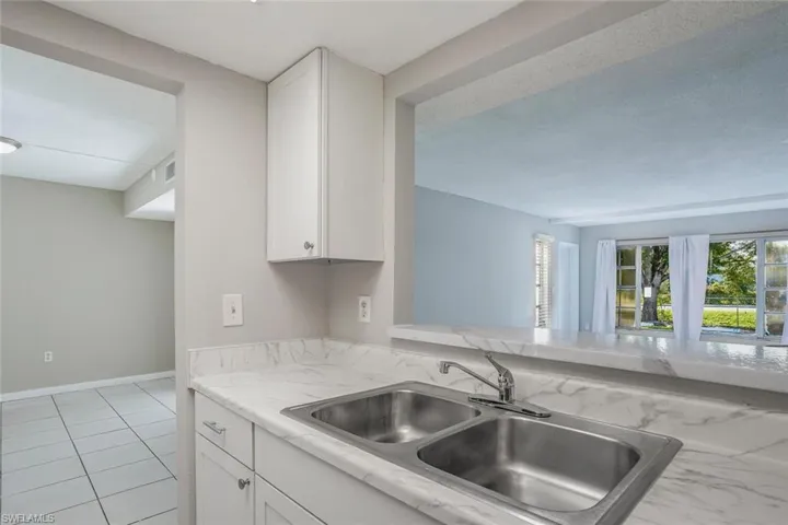 Upgraded Kitchen with open concept to living area