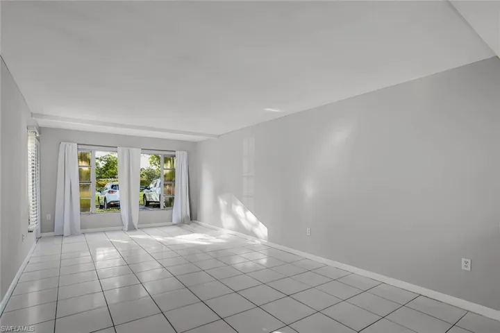 Plenty of light in living area