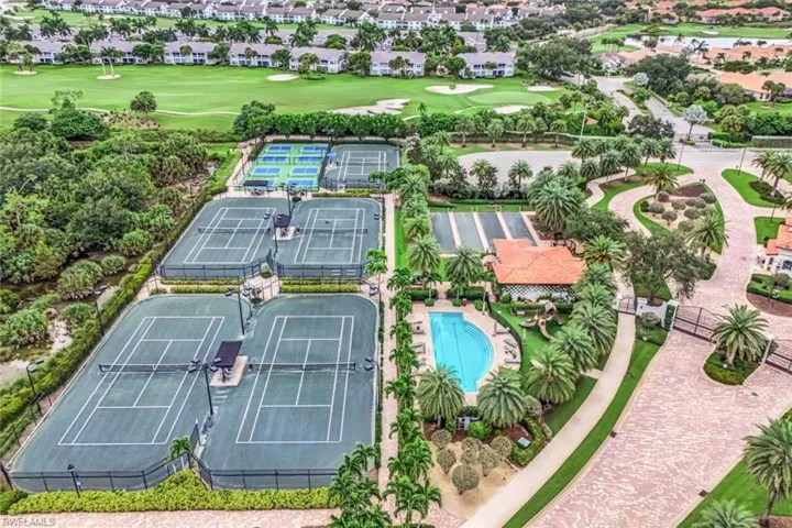 Aerial of the sports club