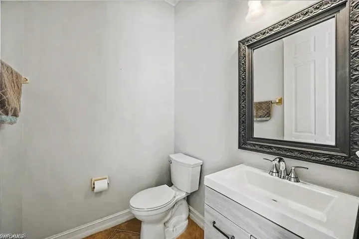 Half Bath outside den