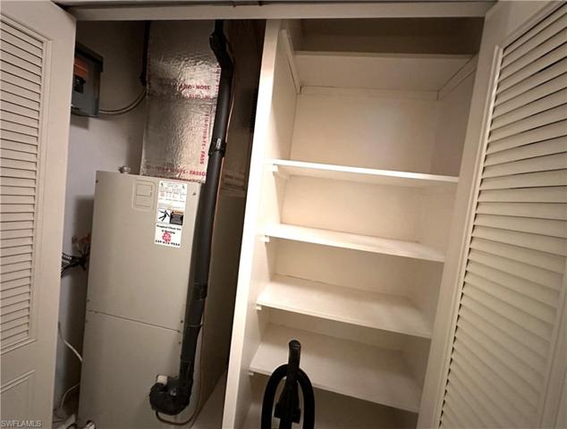 Hallway closet.