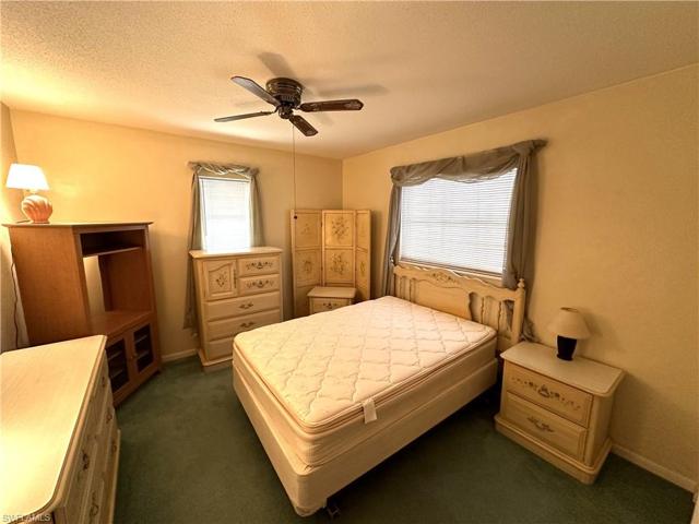 Good sized guest bedroom.