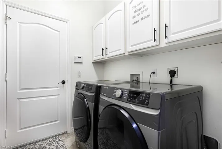 First floor laundry