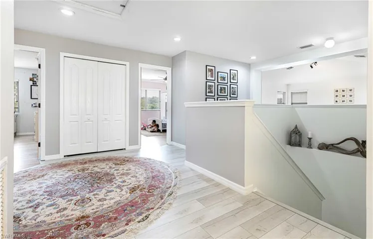 Upstairs are 4 bedrooms+bonus room and 2 full baths