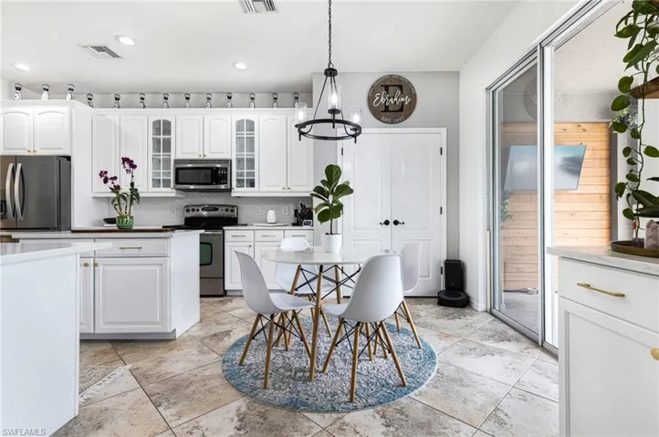Eat in kitchen with large pantry