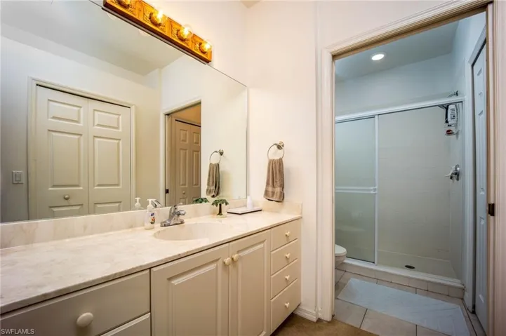 Master bathroom - walk-in shower - dual sinks