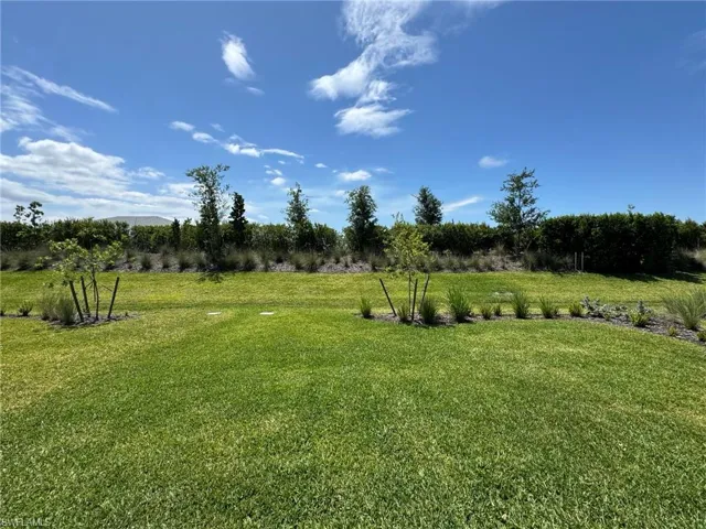 Lovely, landscaped area plenty of space for pool