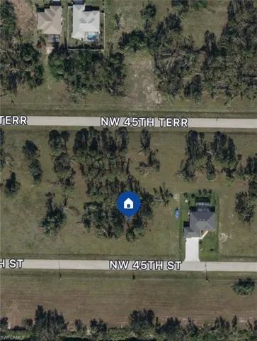 Map / location with property boundaries highlighted