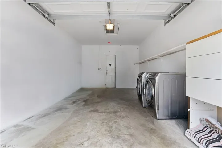 laundry is not in garage - this is an extra unit