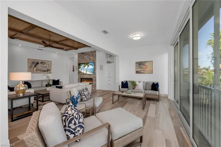 Such tremendous, open spaces for relaxing and enjoying the golf views.