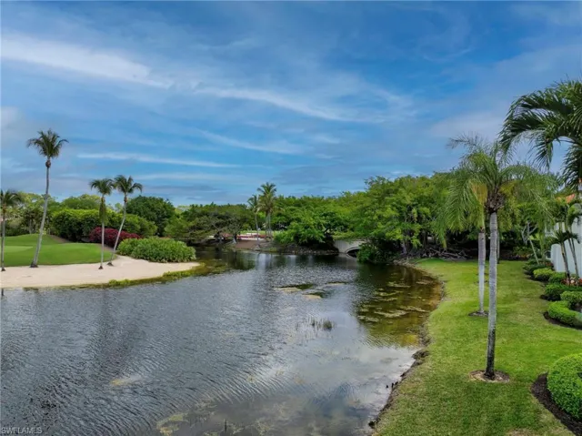 Views to the right of the residence at the 9th Green.  Talk about peaceful!