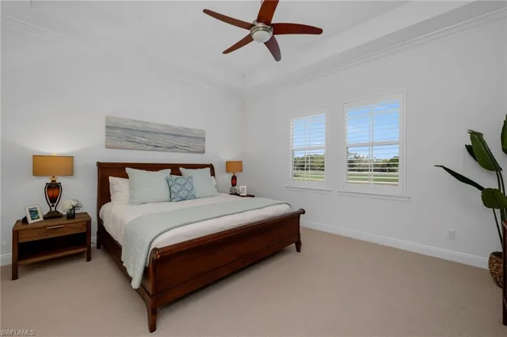 The Primary Suite is expansive and bright, with designer carpeting newly-installed.