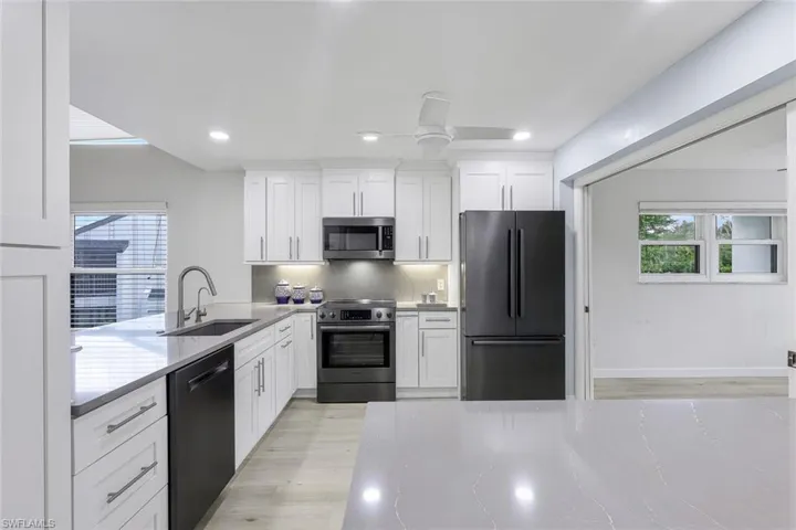 Image Showing The Third Area Next to the Kitchen-Lovely Led Recessed Lighting & Under Cabinet Lighting