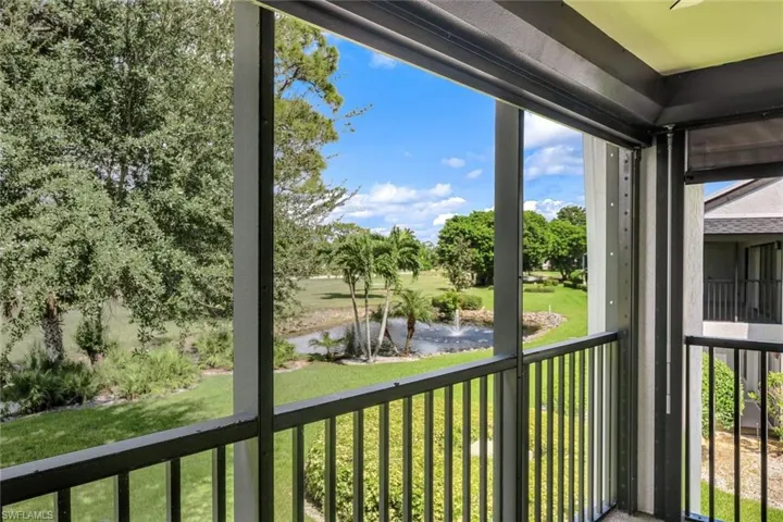 Fabric Shutters Allow A View- Sliding Doors to Lanai Pocket