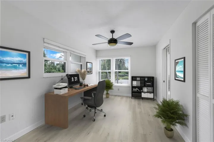 3RD Bedroom Shown as an Office. Hurricane Protection on the Condominium