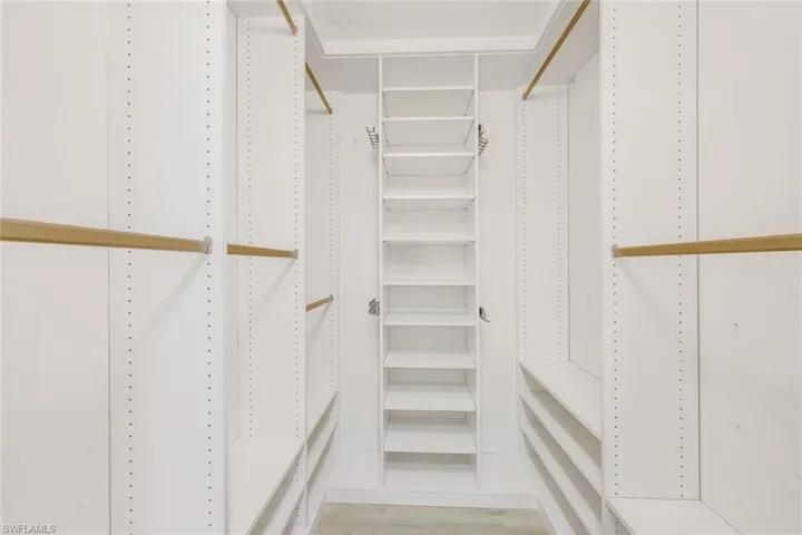 Primary Custom Built In- Walk In Closet