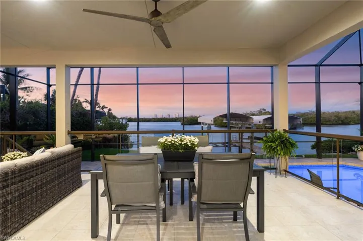 Screened Lanai, Glass Railings