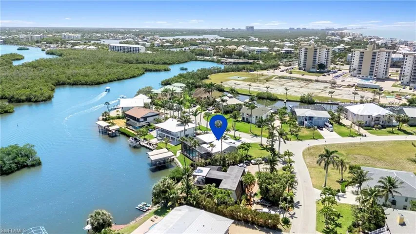 Birds Eye View of Bay Waters