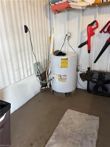 Utilities featuring water heater