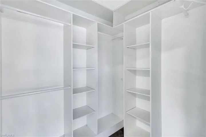 View of spacious closet