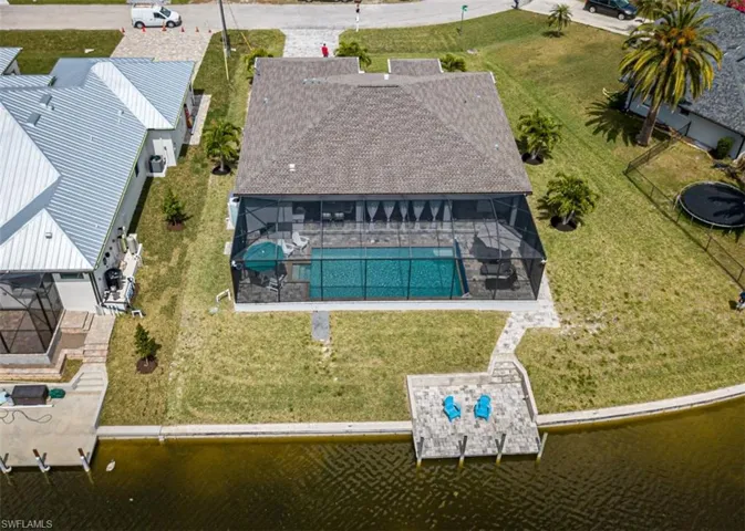 AERIAL VIEW OF BACK OF HOME