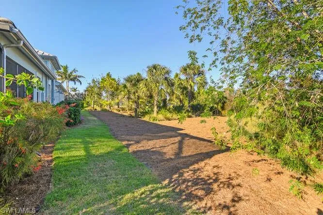 View of yard, no neighbors. Great spot for your dogs.
