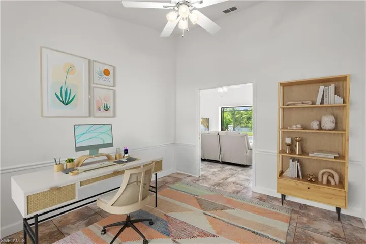 Den - Virtually Staged