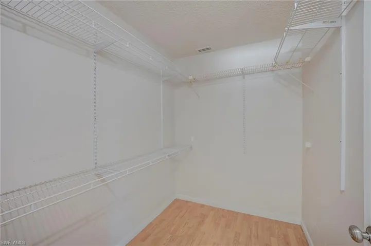 Spacious closet that even a Diva could share!