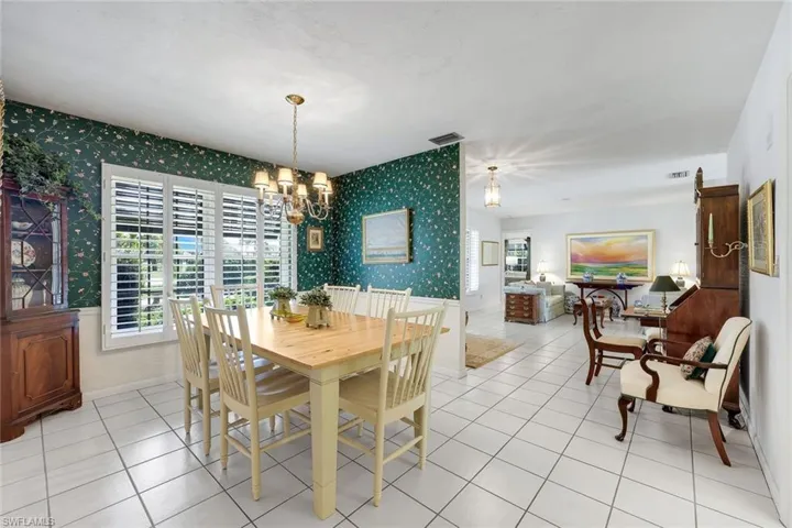 "Formal" dining area is perfect for those special occasions when family and friends gather together!