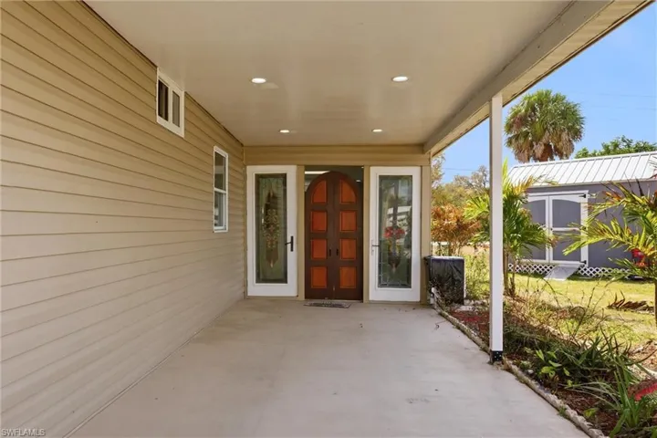 Doorway to property