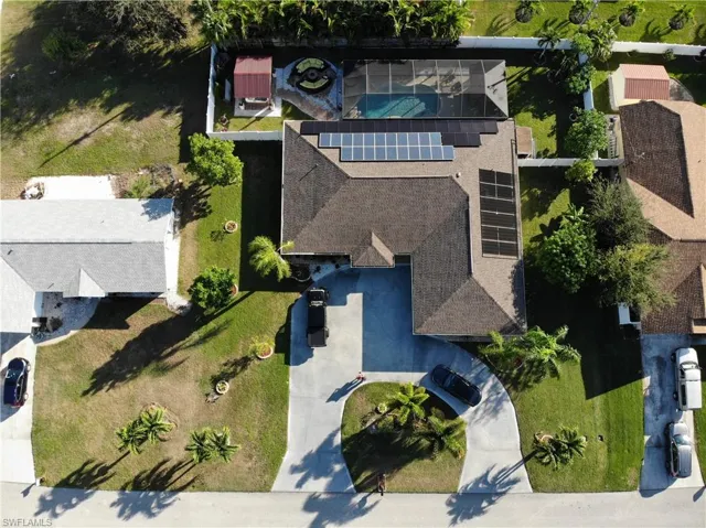 Aerial view of property and surrounding area