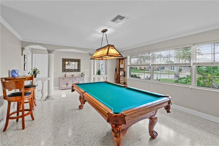 Front entrance - GORGEOUS terrazzo flooring..