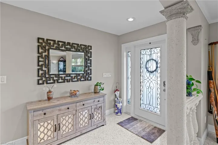 Hurricane door and welcoming foyer