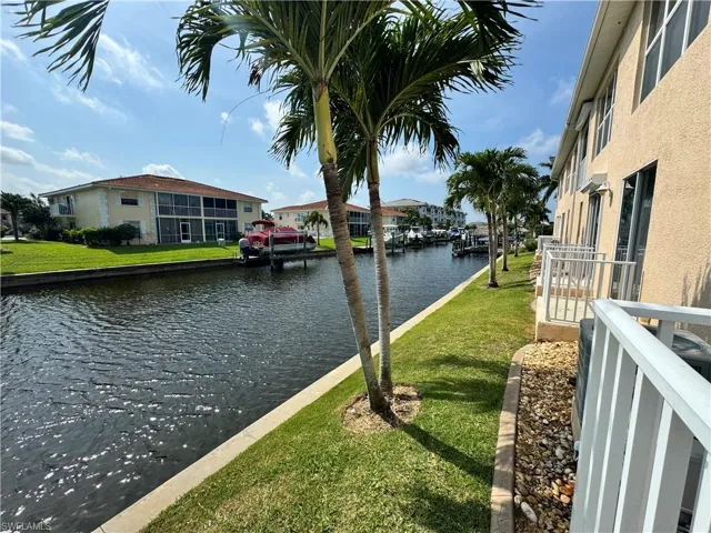 Water view featuring a boat dock