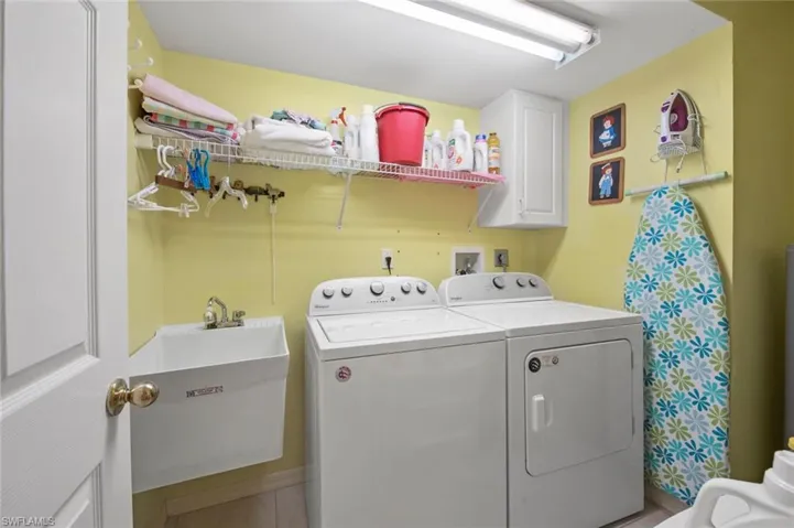 Indoor Laundry Room