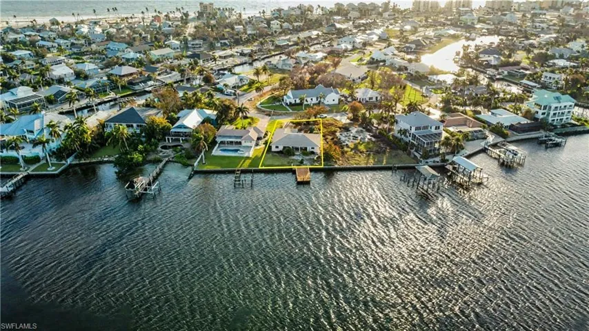Prime waterfront property offering direct Gulf access and stunning coastal views - Virtually Edited Image