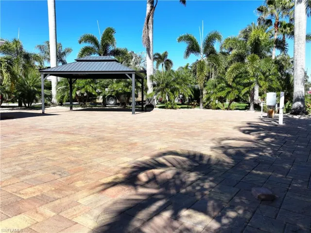 View of community with a gazebo