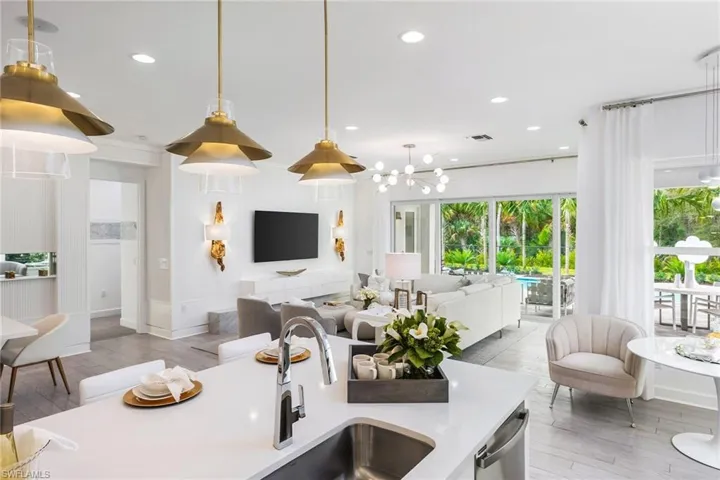 Open Kitchen (builder's decorated model for illustration purposes)