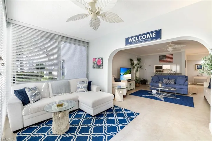 Lanai open to the living area
