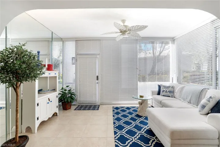 Lanai space used as a family room