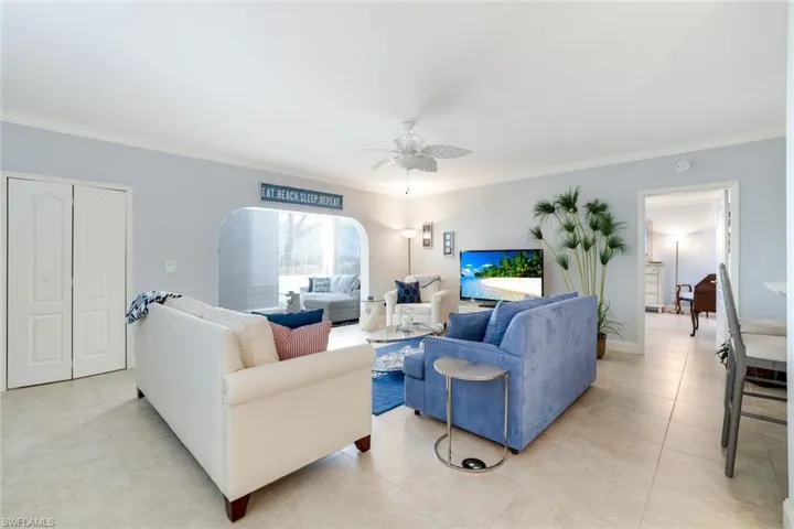 Open concept living area