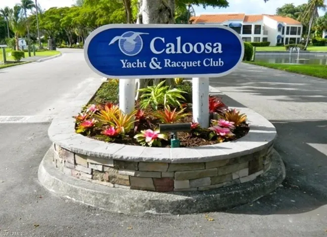 Welcome to Caloosa Yacht and Racquet Club! Low monthly fee includes lawn care.